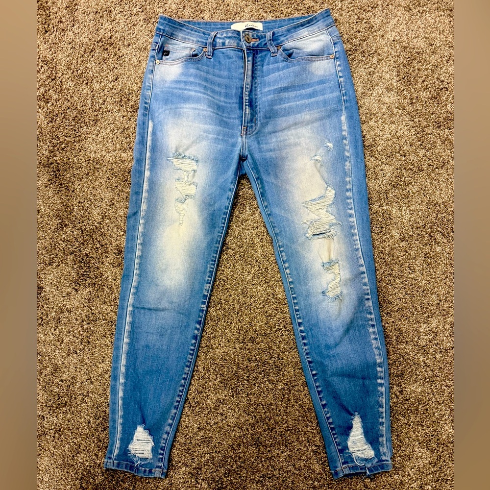 KanCan Light Blue Distressed Skinny Jeans